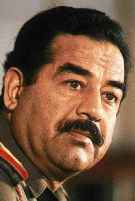 le prsident Saddam Hussein