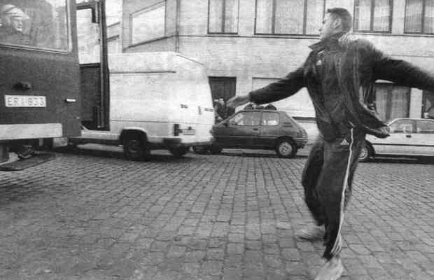Scne
d’Intifada dans les rues de Borgerhout (Anvers)