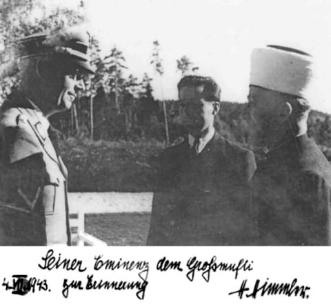 Hadj Amin al-Husseini, le grand mufti de Jrusalem et Heinrich Himmler