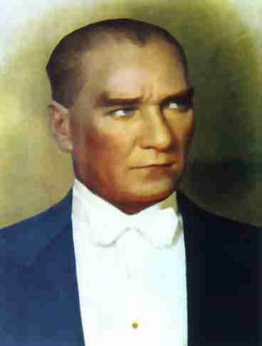 L’un des portraits officiels du prsident Mustapha Kemal Ataturk, fondateur de la Turquie moderne (1880-1938)