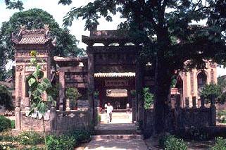 La curieuse mosque de Sian, en Chine