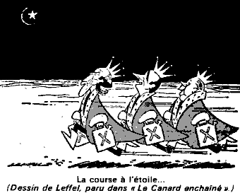 dessin de Leffel pour le  Canard Enchan 