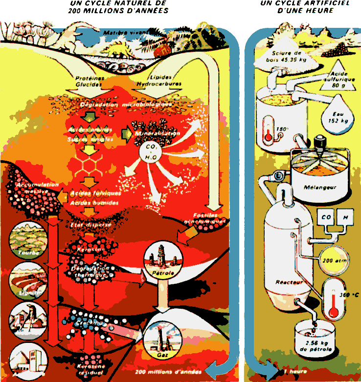 schma de fabrication du ptrole