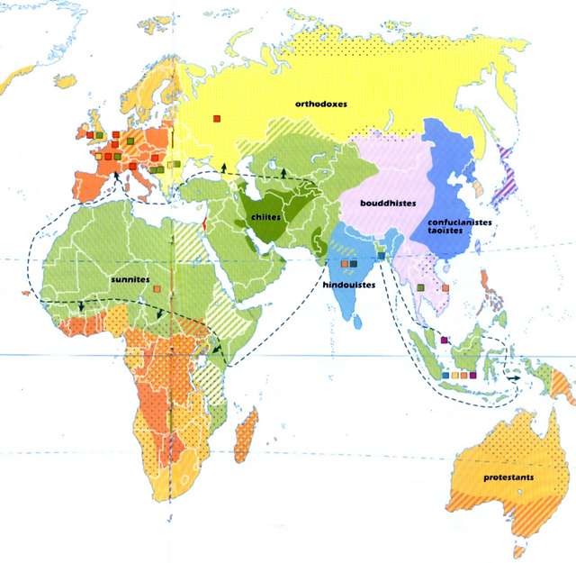 zone d’influence de l’Islam