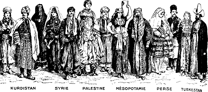 planche  costumes 
du Larousse du XXe sicle (dition de 1933)