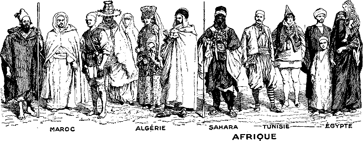 planche  costumes 
du Larousse du XXe sicle (dition de 1933)