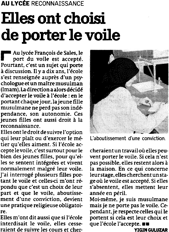 presse belge –
5 dcembre 2002