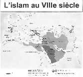 carte de l'islam au XIII ème siècle