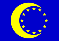 drapeau de l’Union europenne islamique