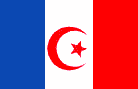 drapeau de la future rpublique islamique de franssarabia, symbole islamique rouge