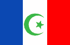 drapeau de la future rpublique islamique de franssarabia, symbole islamique vert