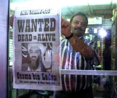 Wanted dead or alive Ussama Bin Laden