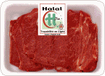 barquette de viande Halal