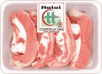 barquette de viande Halal