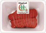 barquette de viande Halal