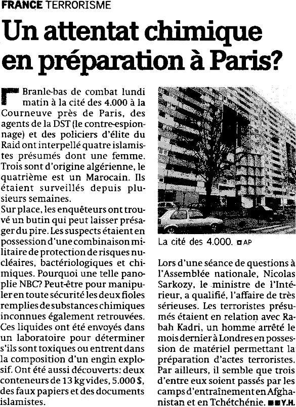 Presse belge 18 dcembre 2002