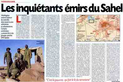   Les inquitants mirs du Sahel  - Article paru dans  L’Express  - 28 novembre 2002