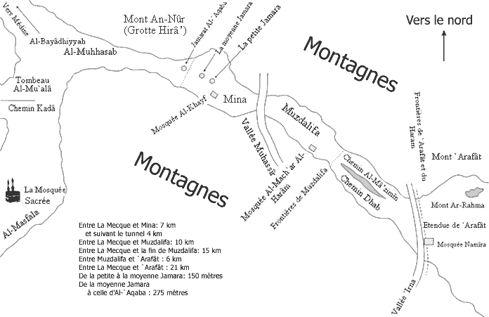 Les diffrents lieux o s'accomplissent les rites du plerinage