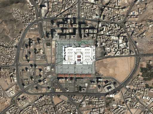 Vue satellite de Médine