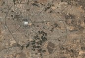 Vue satellite de Médine