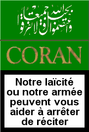 Notre lacit ou notre arme peuvent vous aider  arrter de rciter