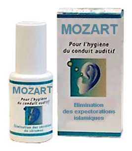 MOZART, Pour l'hygine du conduit auditif, Elimination des expectorations islamiques