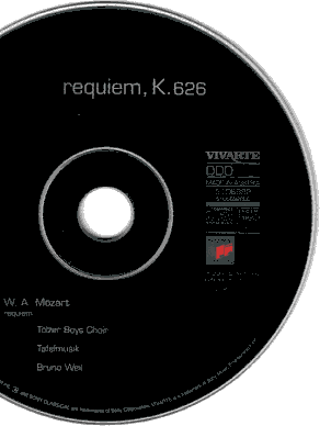 CD Requiem K.626