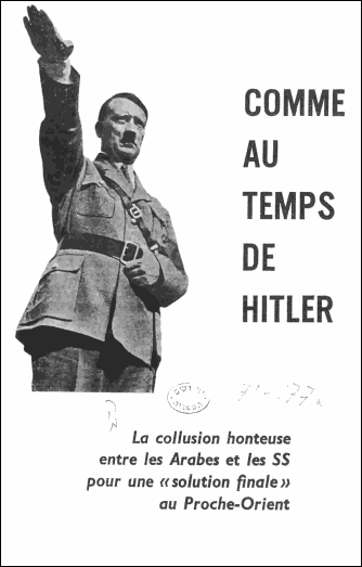 Comme au temps de Hitler, recto