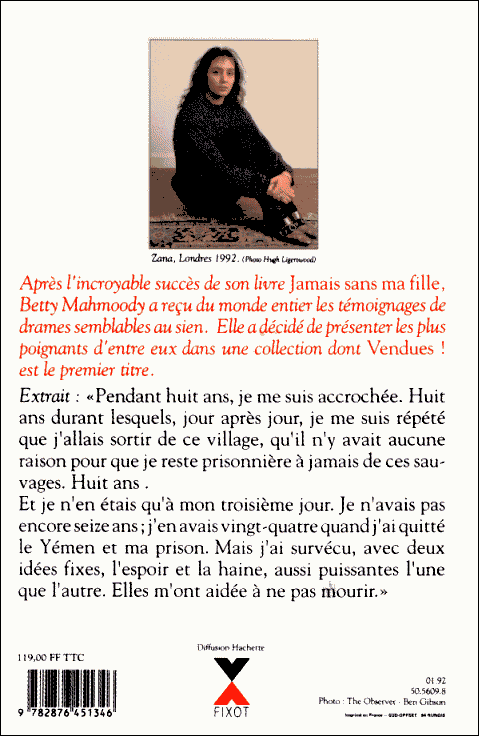 Vendues !, verso