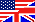 drapeau GB USA flag