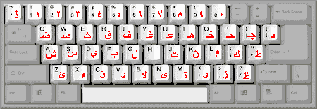 clavier arabe