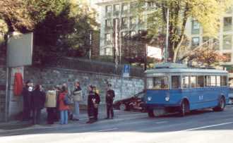 L'avenue de la gare, Lausanne, Suisse o le compagnon de Sherlock Holmes a men une enqute