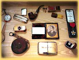 objets personnels de Sherlock Holmes