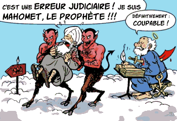 L'erreur judiciaire. Dessin de Steph Bergol, http://www.ifrance.com/stephbergol