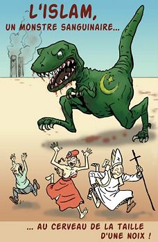 Tyranosaurus Islamicus. Dessin de Steph Bergol, http://www.ifrance.com/stephbergol