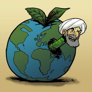 le ver de l'islam est dans la pomme de la plante